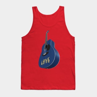 Blue Guitar – Music be the food of love Tank Top